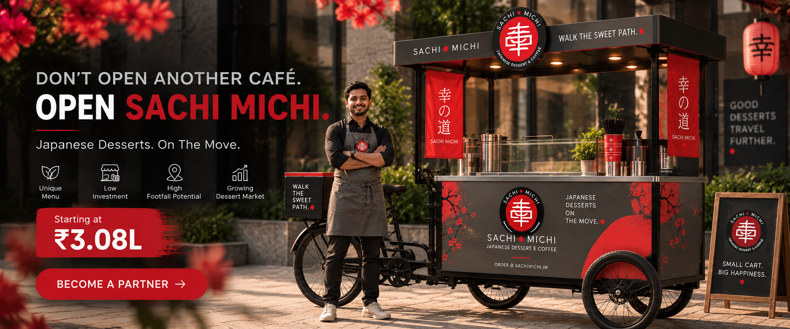 Sachi Michi Express — Don't Open Another Café. Open Sachi Michi.